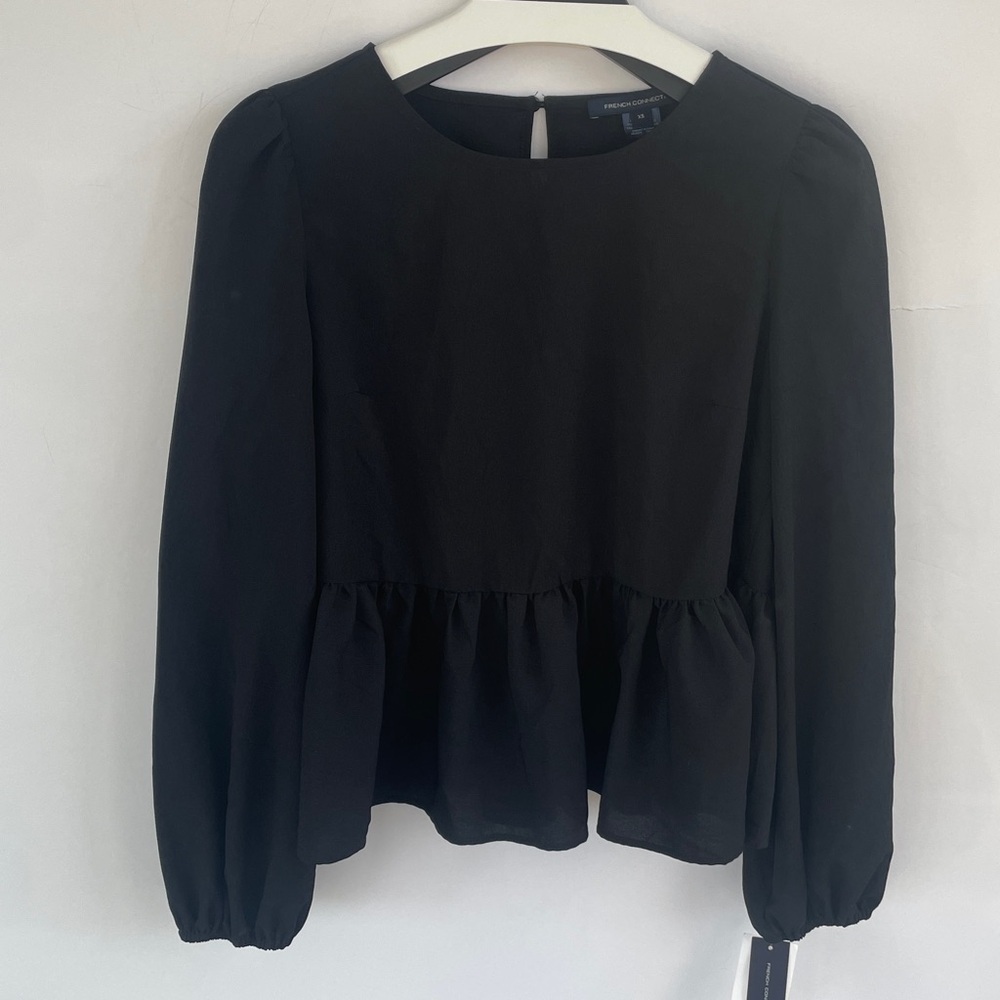 French Connection Women’s Black Top Empire Waist XS